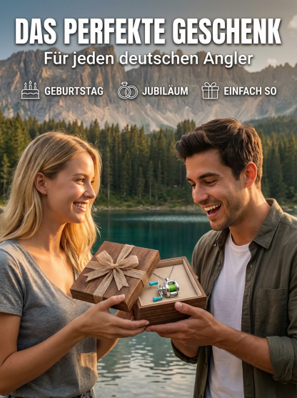 🎣100% originalgetreuer Mini-Baitcaster – tragbar als Anhänger!