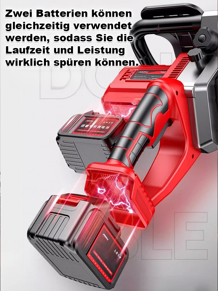 Durchtrennt 80-cm-Baumstämme in 3 Sekunden! Hochleistungs-Elektro-Kettensäge für Holzarbeiten