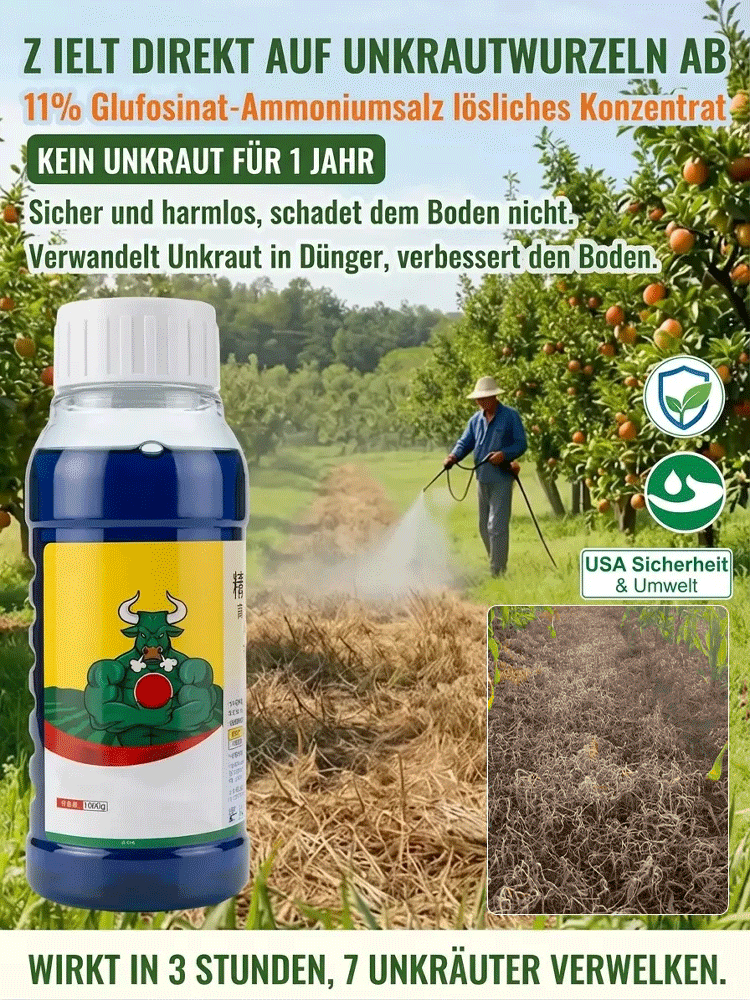 🌿 Schluss mit Unkraut – Für immer! ⏱️ Unkraut weg in 3 Stunden | 💪 Einmal sprühen, 5 Jahre Ruhe | 🌍 100% Sicher für Garten & Tie