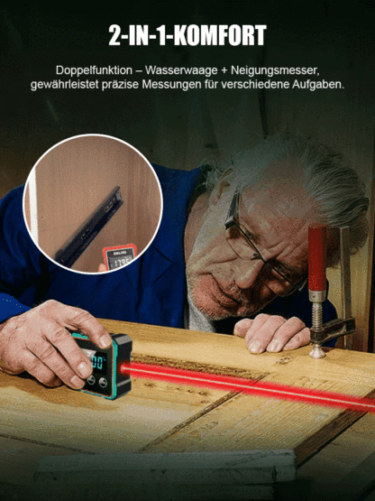 【Wasserwaage + Winkelmesser + Positionierer】Stark magnetisches digitales Neigungsmessgerät Winkelmessgerät
