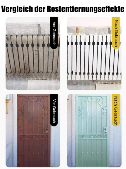 【Rost in 3 Sekunden weg!】Kein Schleifen, kein Abkratzen! Rapid Rust Remover, Powerful Steel Rust Remover