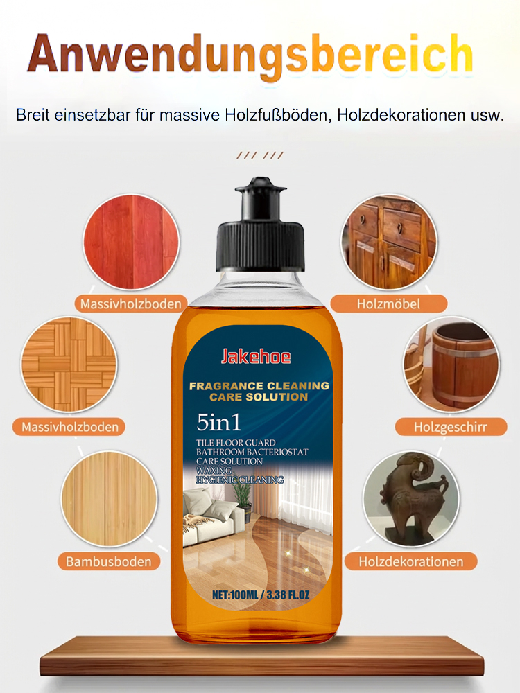 💧Streifenfrei | ⚡2-Sekunden-Glanz | 🌱100% biologisch abbaubar. Boden wie neu – ohne Renovierung!