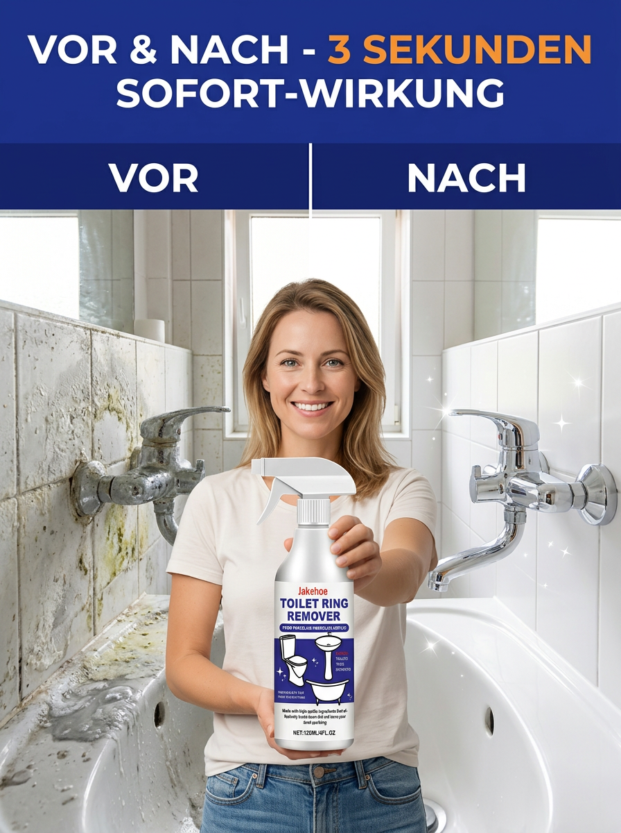 【⚡3 Sek. gegen 10 J. Kalk! 🧼Kein Schrubben mehr!】Badezimmerreiniger | ✅Rost, Schmutz und Schimmel – wirkt gegen alles!