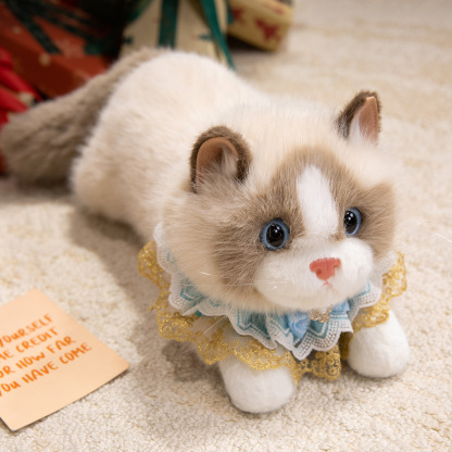 🔥 NEU: KI-Katze mit echtem Fell! Ragdoll-Katzen Plüschtier | 💖 24/7 Gesellschaft – nie wieder einsam! | ✅ Kein Katzenklo, kein Stress!