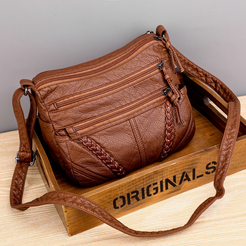Women's Calfskin Leather Shoulder Bag