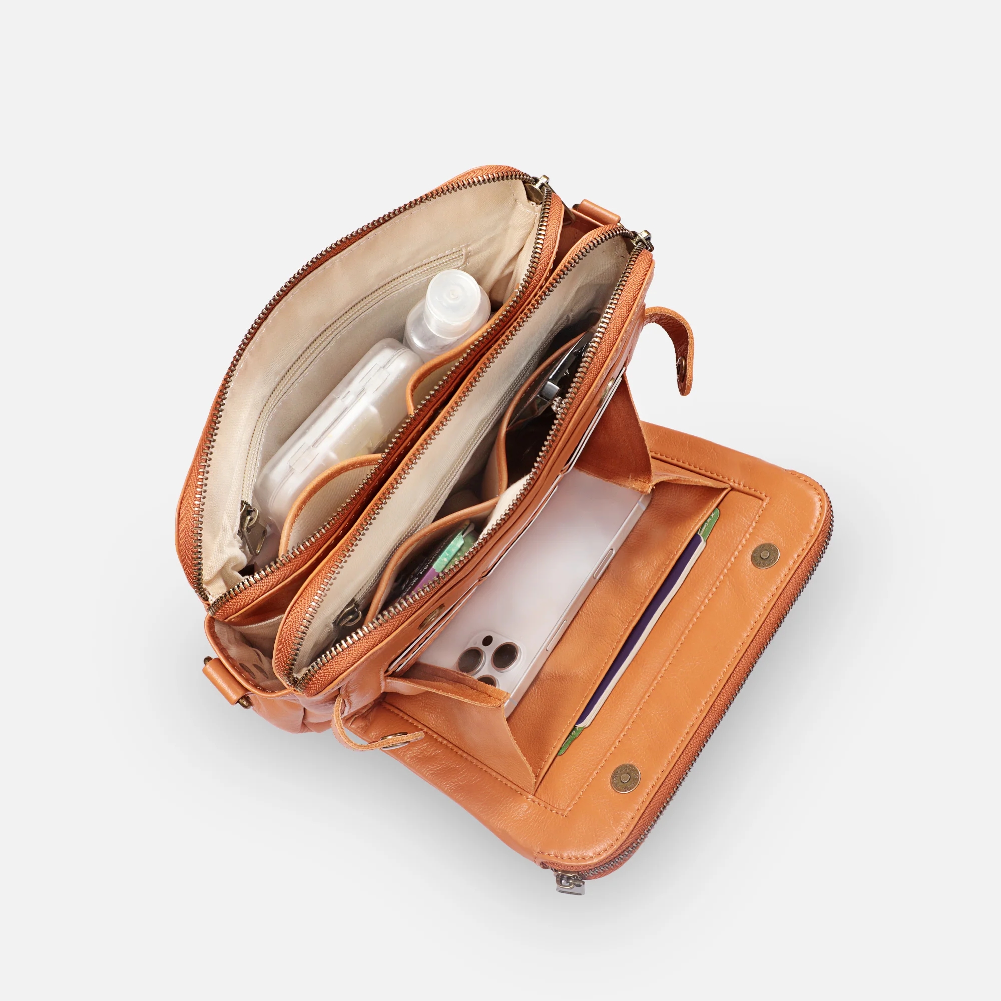 Women's Calfskin Leather Shoulder Bag