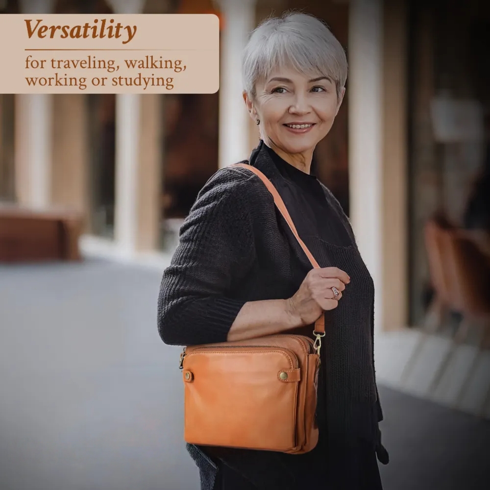 Women's Calfskin Leather Shoulder Bag