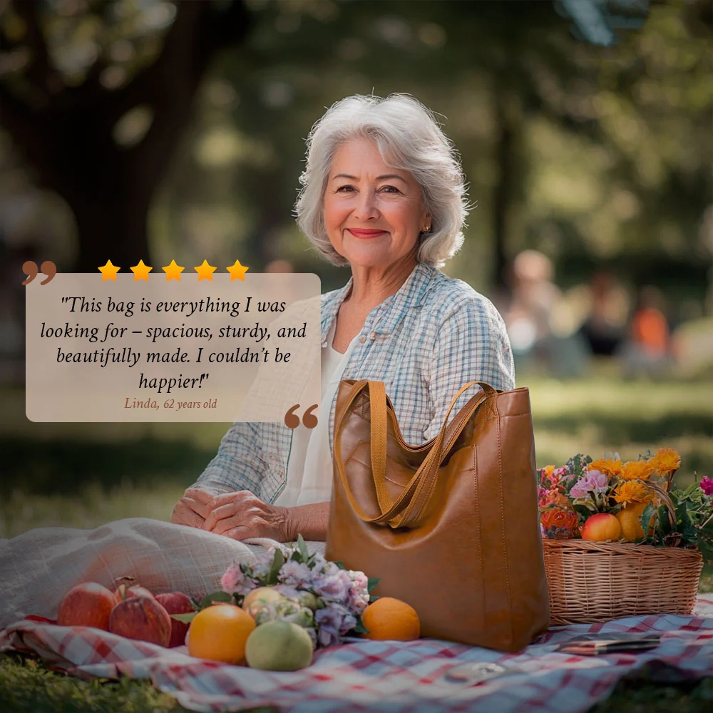 Women's Fashion Calfskin Leather Bag