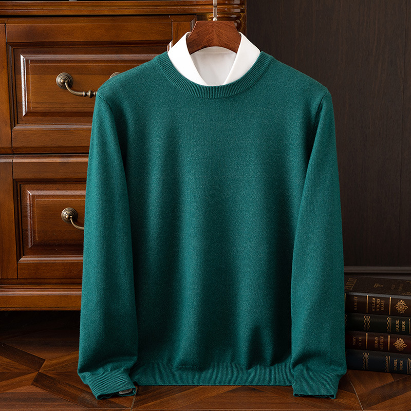 Men's Long Sleeve Cashmere Sweater