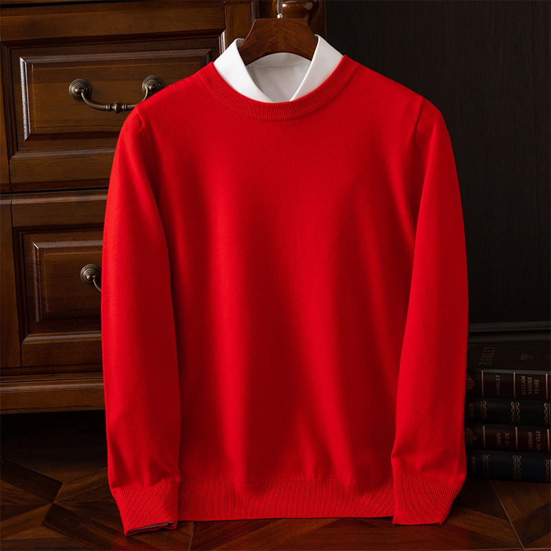 Men's Long Sleeve Cashmere Sweater
