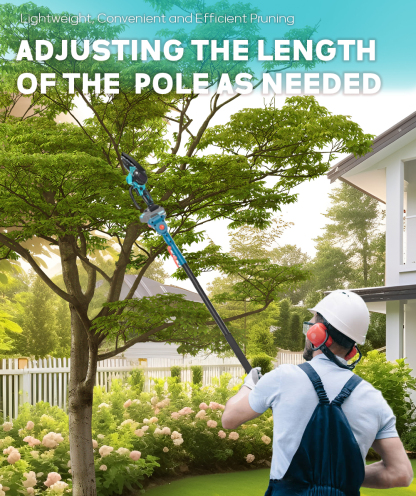 2,5 m einziehbare hohe Aststange