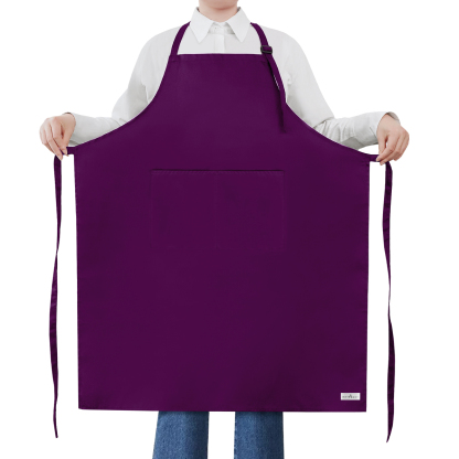 Rotanet 🔥[Limited Time Discount]🔥 Extra Large Adjustable Water & Oil Resistant Cooking Kitchen Chef Bib Apron with 2 Pockets