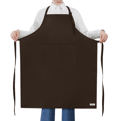 Rotanet 🔥[Limited Time Discount]🔥 Extra Large Adjustable Water & Oil Resistant Cooking Kitchen Chef Bib Apron with 2 Pockets