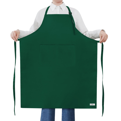 Rotanet 🔥[Limited Time Discount]🔥 Extra Large Adjustable Water & Oil Resistant Cooking Kitchen Chef Bib Apron with 2 Pockets