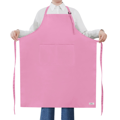 Rotanet Men's and Women's Extra Large Adjustable Water & Oil Resistant Cooking Kitchen Chef Bib Apron with 2 Pockets
