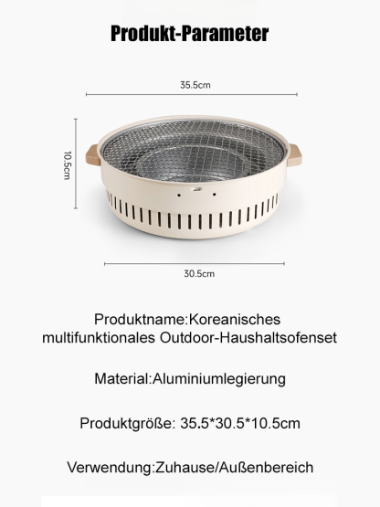 Koreanischer Multifunktions-Ofen für den Außenbereich