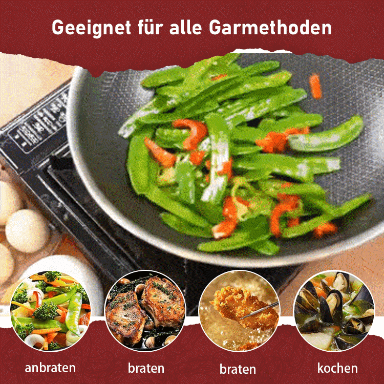 Antihaft-Pfanne aus Edelstahl