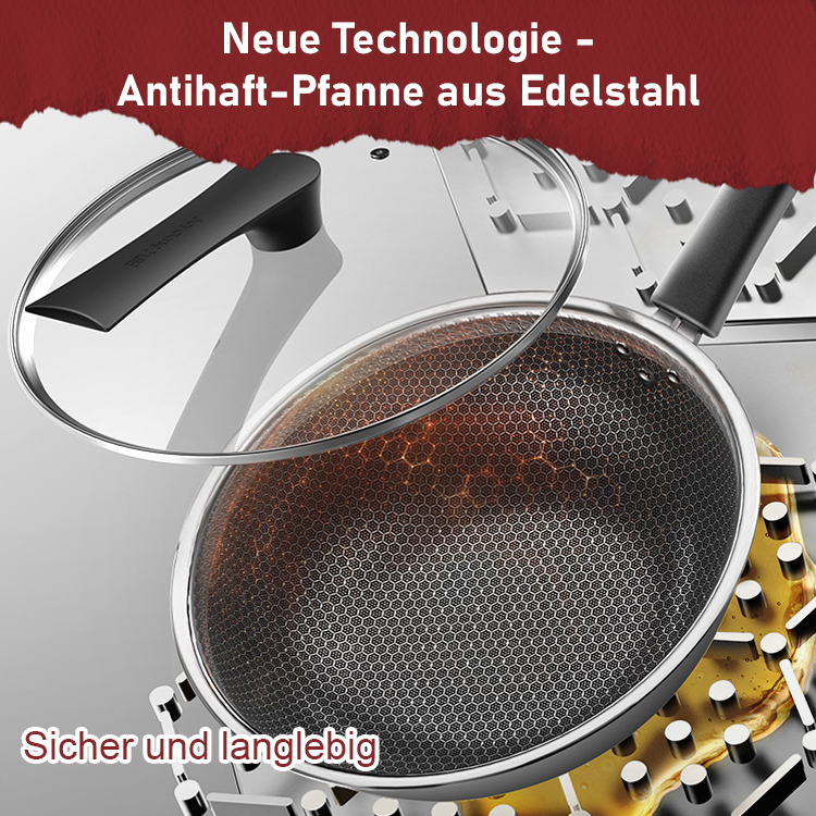 Antihaft-Pfanne aus Edelstahl