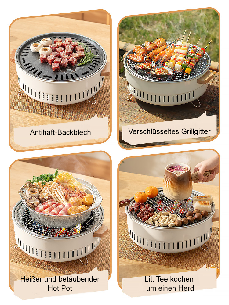 Koreanischer Multifunktions-Ofen für den Außenbereich
