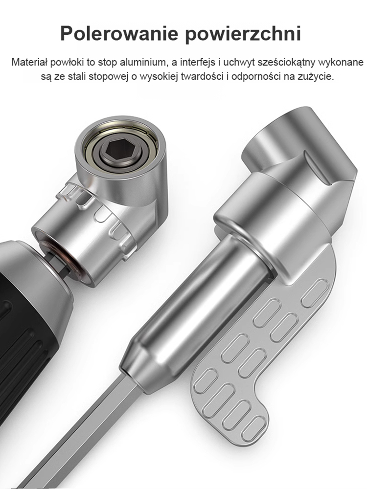 Narzędzie wielofunkcyjne do wkrętarek kątowych, które radzi sobie nawet w najwęższych miejscach.