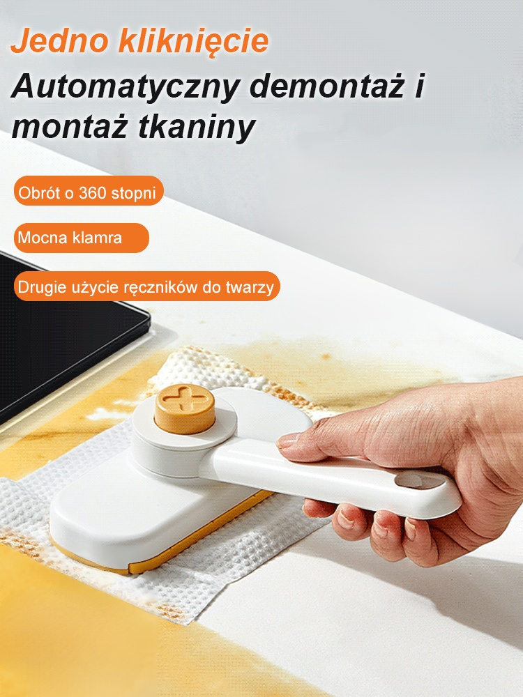 Jednym naciśnij mały mop, który nie brudzi ręczników do prania ręcznego