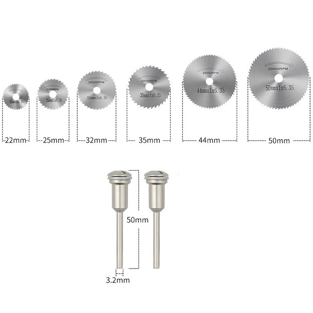 Brzeszczot ze stali szybkotnącej, mały zestaw brzeszczotów, elektryczna szlifierka