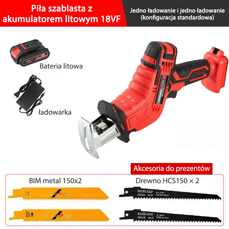 Wielofunkcyjna przenośna piła łańcuchowa na baterie litowe do użytku domowego