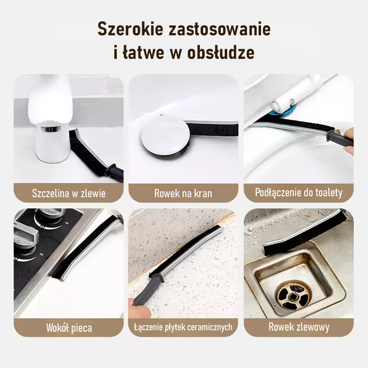 Szczotka do szczelin ze stopu