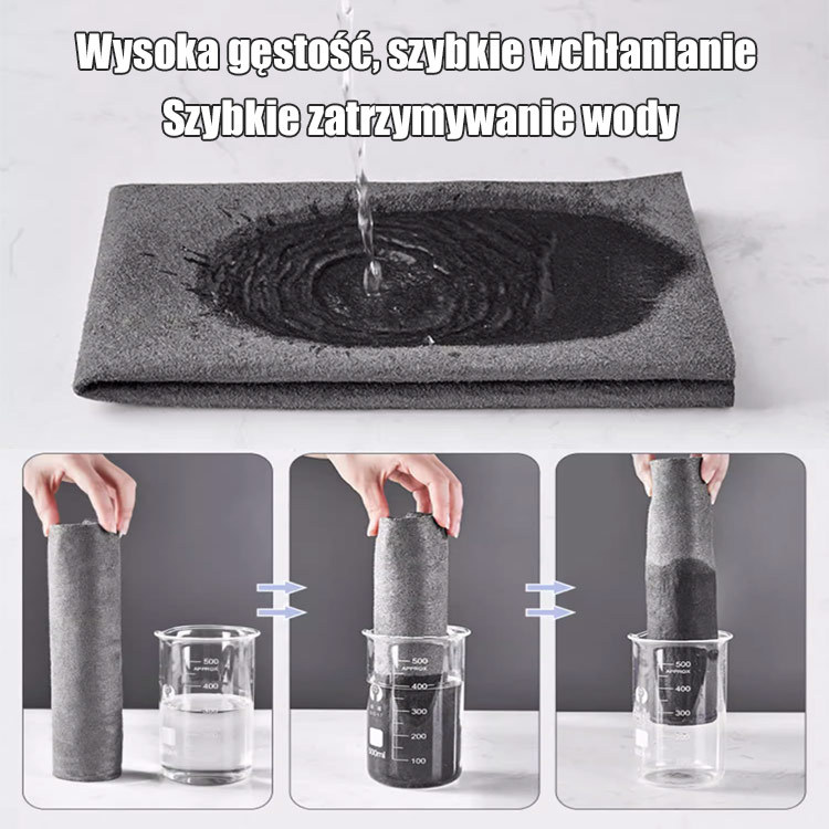 Ściągaczka do szyb nie pozostawiająca smug