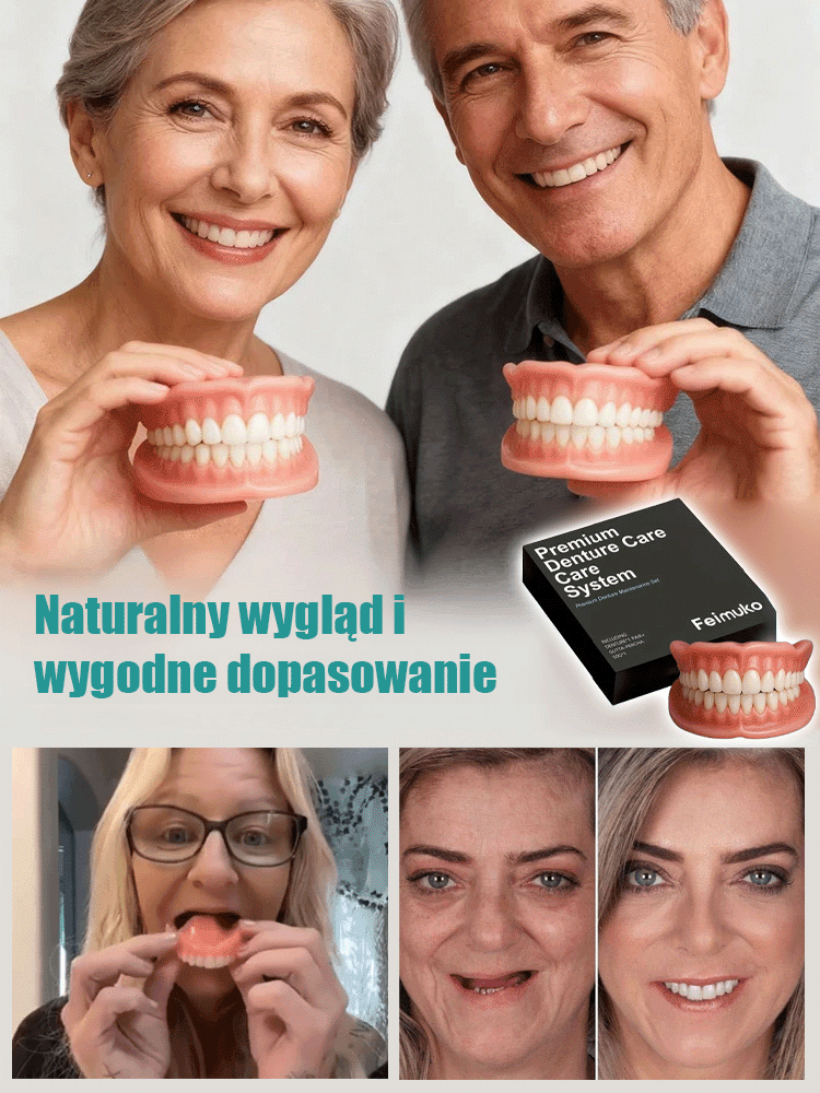 【Koniec z Drogimi Implantami】Rewolucyjne Protezy Silikonowe | Certyfikat Międzynarodowy | Uśmiech w 1 Sekundę | 1+1 GRATIS dla Pierwszych 80 Osób | Zwrot 10x ✨