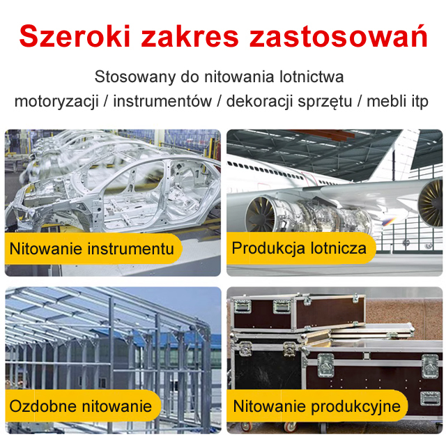 Elektryczny adapter do nitownic