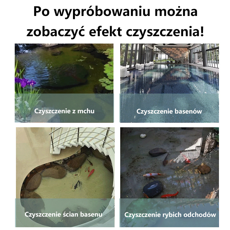 Próżniowa szczotka do czyszczenia basenów