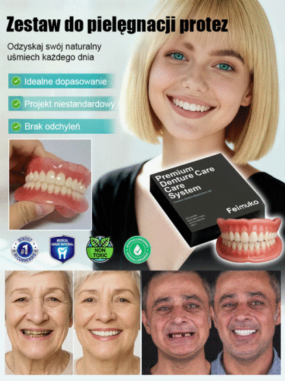 【Koniec z Drogimi Implantami】Rewolucyjne Protezy Silikonowe | Certyfikat Międzynarodowy | Uśmiech w 1 Sekundę | 1+1 GRATIS dla Pierwszych 80 Osób | Zwrot 10x ✨