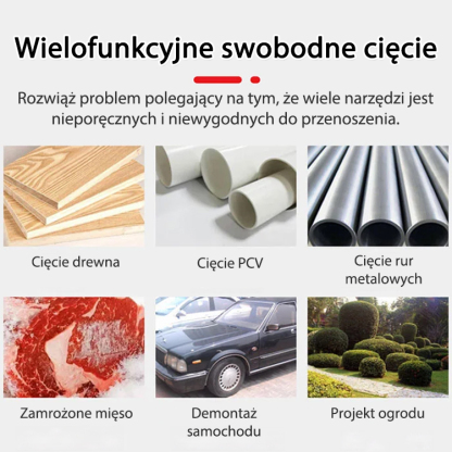 Wielofunkcyjna przenośna piła łańcuchowa na baterie litowe do użytku domowego