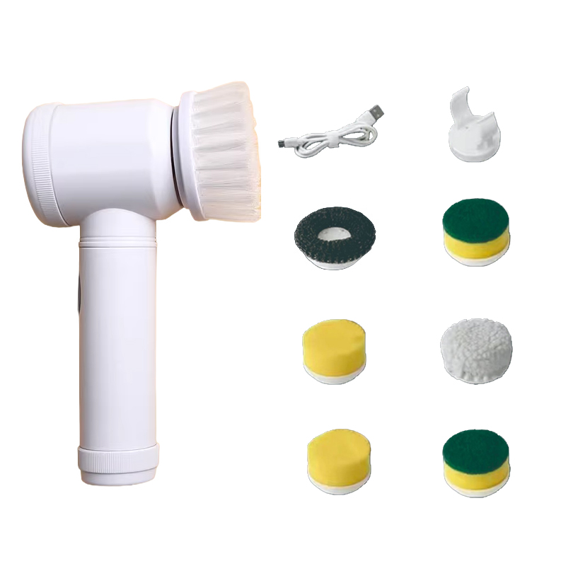 【10-częściowy zestaw】Wielofunkcyjna elektryczna szczotka czyszcząca