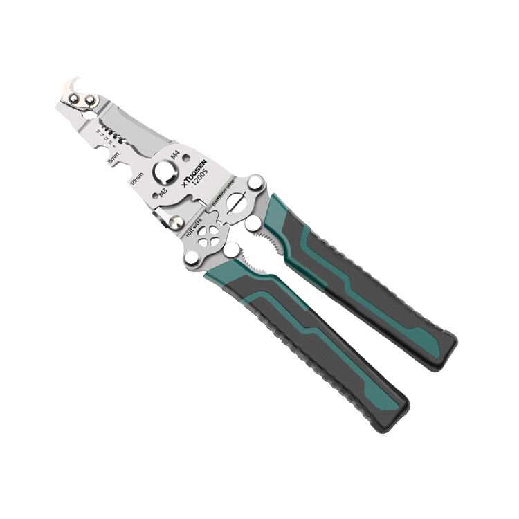 Składane wielofunkcyjne szczypce do zdejmowania izolacji.