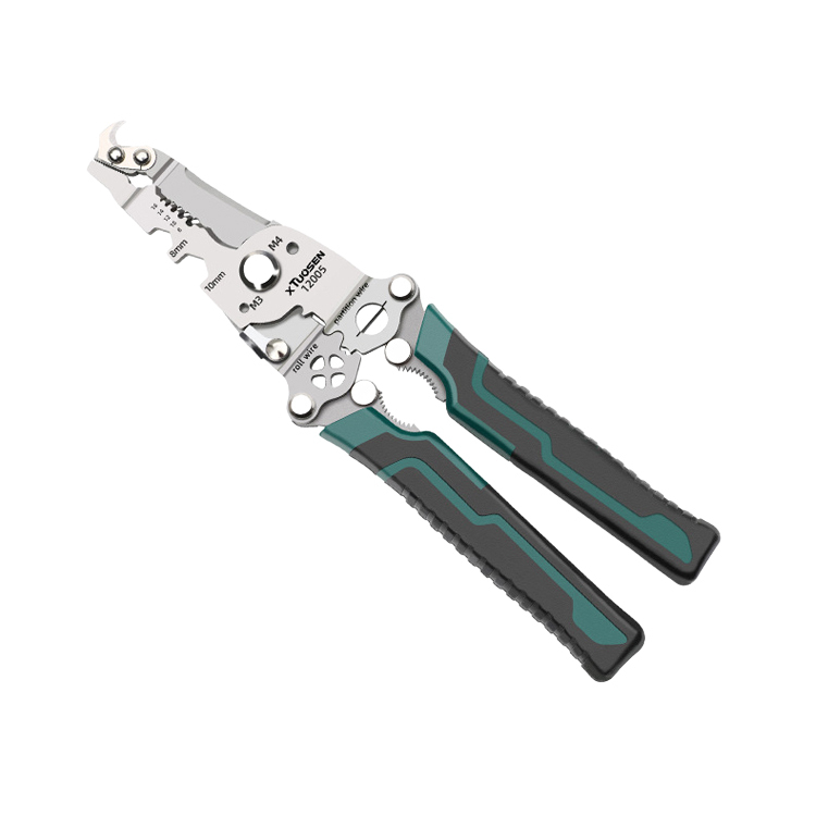 Składane wielofunkcyjne szczypce do zdejmowania izolacji.