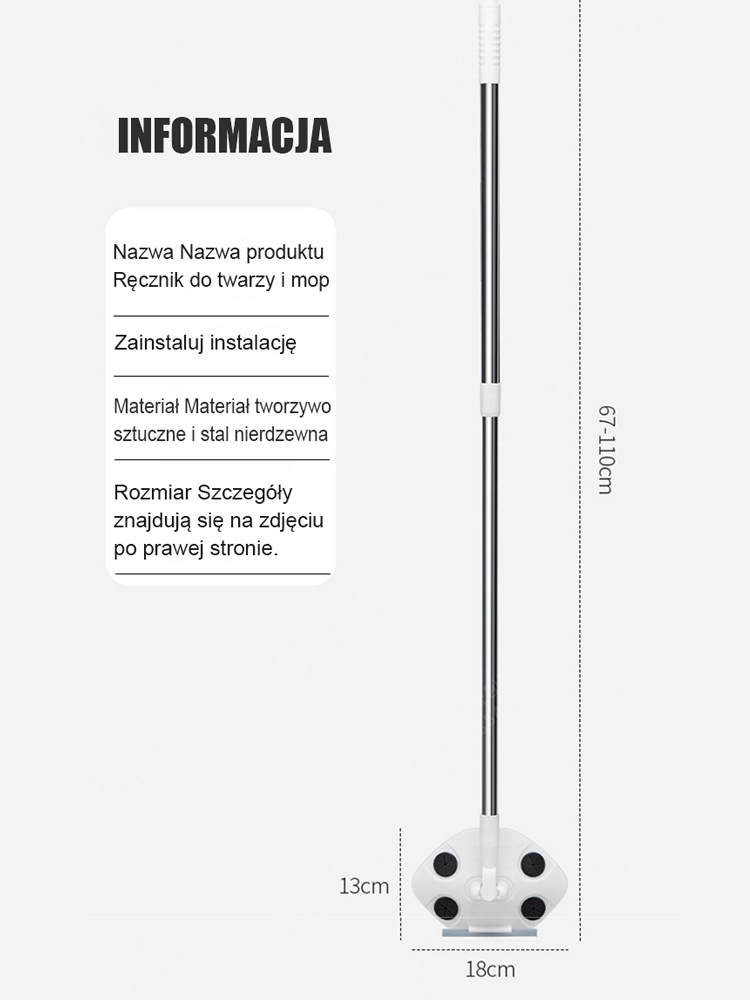 Klamra na ręcznik do twarzy, ściągaczka do wody
