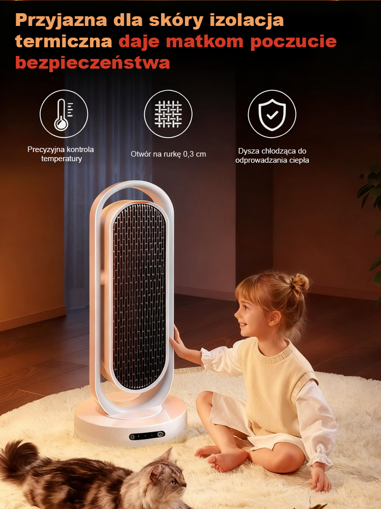 【Mistrz Oszczędzania Energii】Niemiecki grzejnik na cały dom, 3-sekundowe nagrzewanie ❤ Super cena