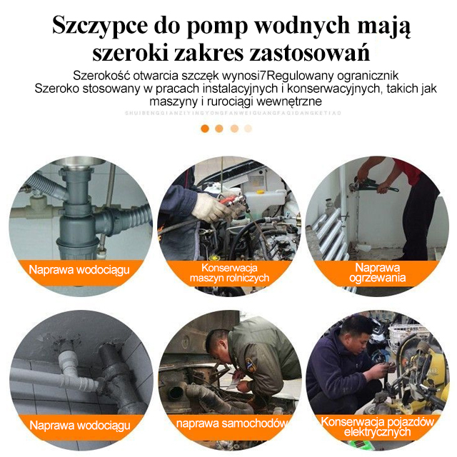 Wielofunkcyjne szczypce do pomp wodnych