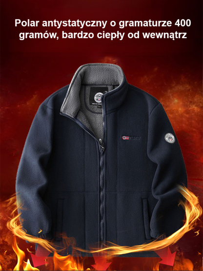 【Norweska marka premium outdoorowa】Kurtka polarowa dwustronna ✨99% kaszmiru✨ Ocena ciepła do -20°C