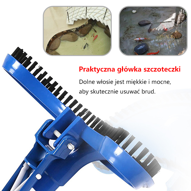 Próżniowa szczotka do czyszczenia basenów