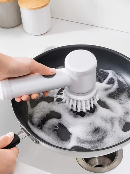 【10-częściowy zestaw】Wielofunkcyjna elektryczna szczotka czyszcząca