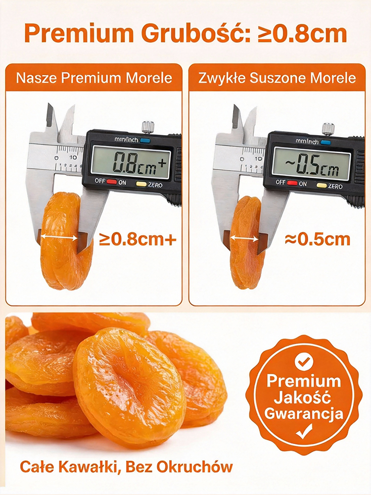 【17 kg owoców w 1 kg paczce】Kalifornijskie słońce zamknięte w torebce. 72h powolnego suszenia – soczyste i miękkie 🍑Druga torba kosztuje 20 zł!