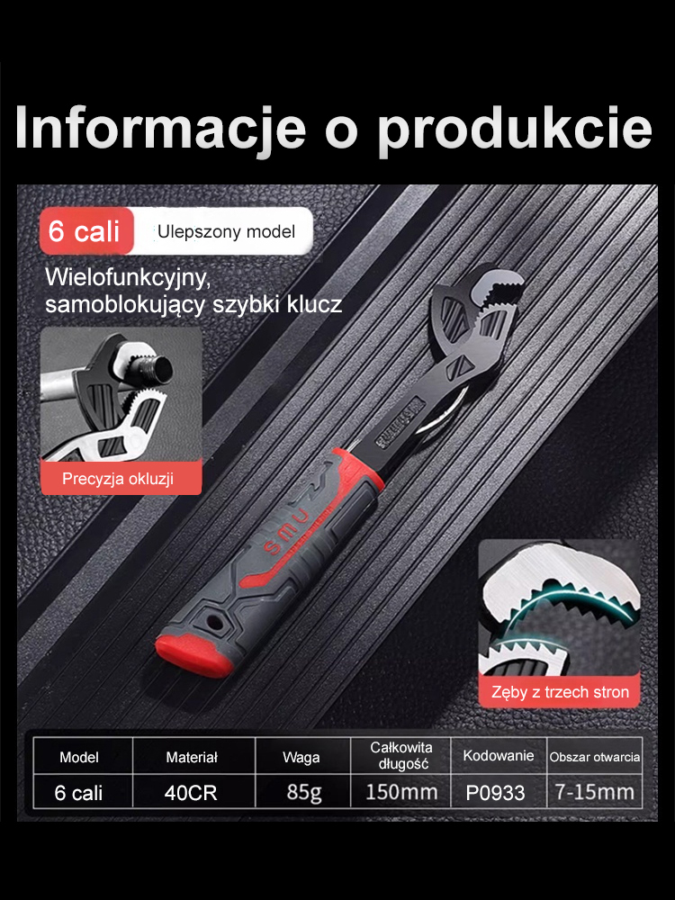 Wielofunkcyjny klucz nastawny