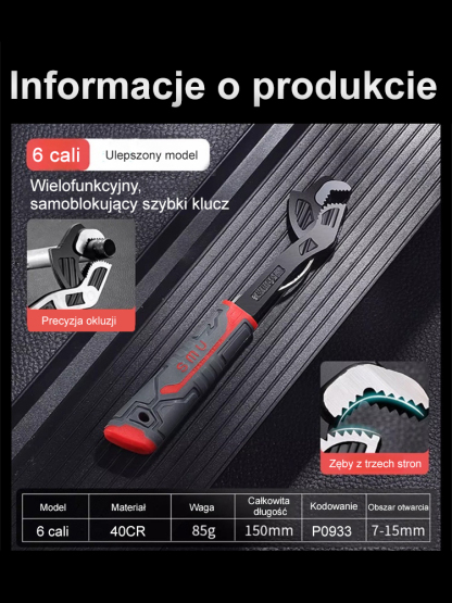 Wielofunkcyjny klucz nastawny