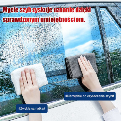 Ściągaczka do szyb nie pozostawiająca smug