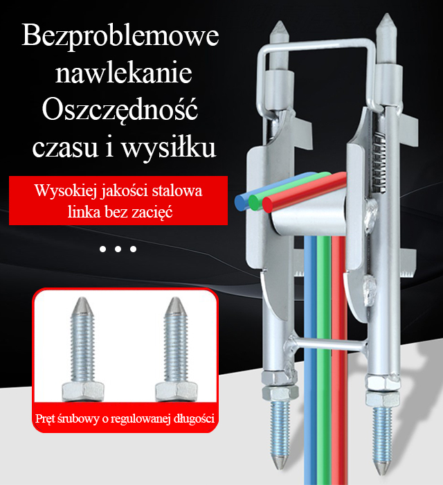 Narzędzie pomocnicze do gwintowania kabli