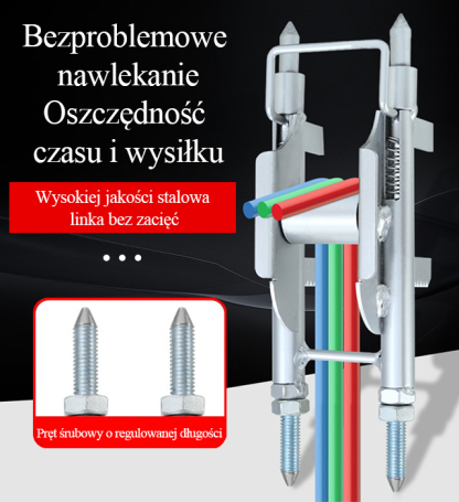 Narzędzie pomocnicze do gwintowania kabli