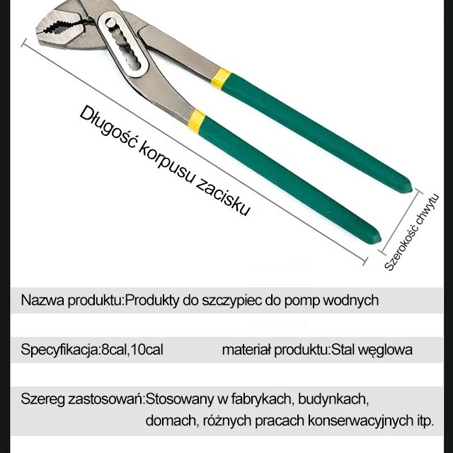 Wielofunkcyjne szczypce do pomp wodnych